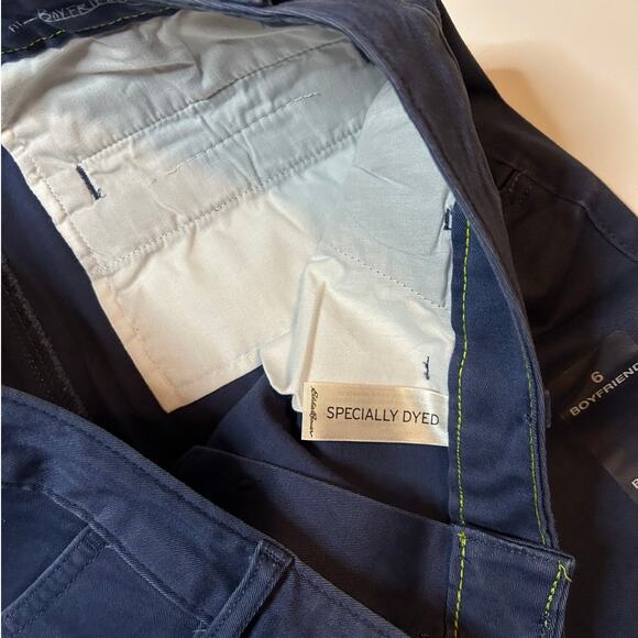 Eddie Bauer Women's Stretch Legend Wash Boyfriend Pants Size 6 - Picture 8 of 14